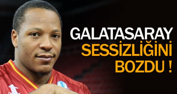 Galatasaray suskunluunu bozdu!